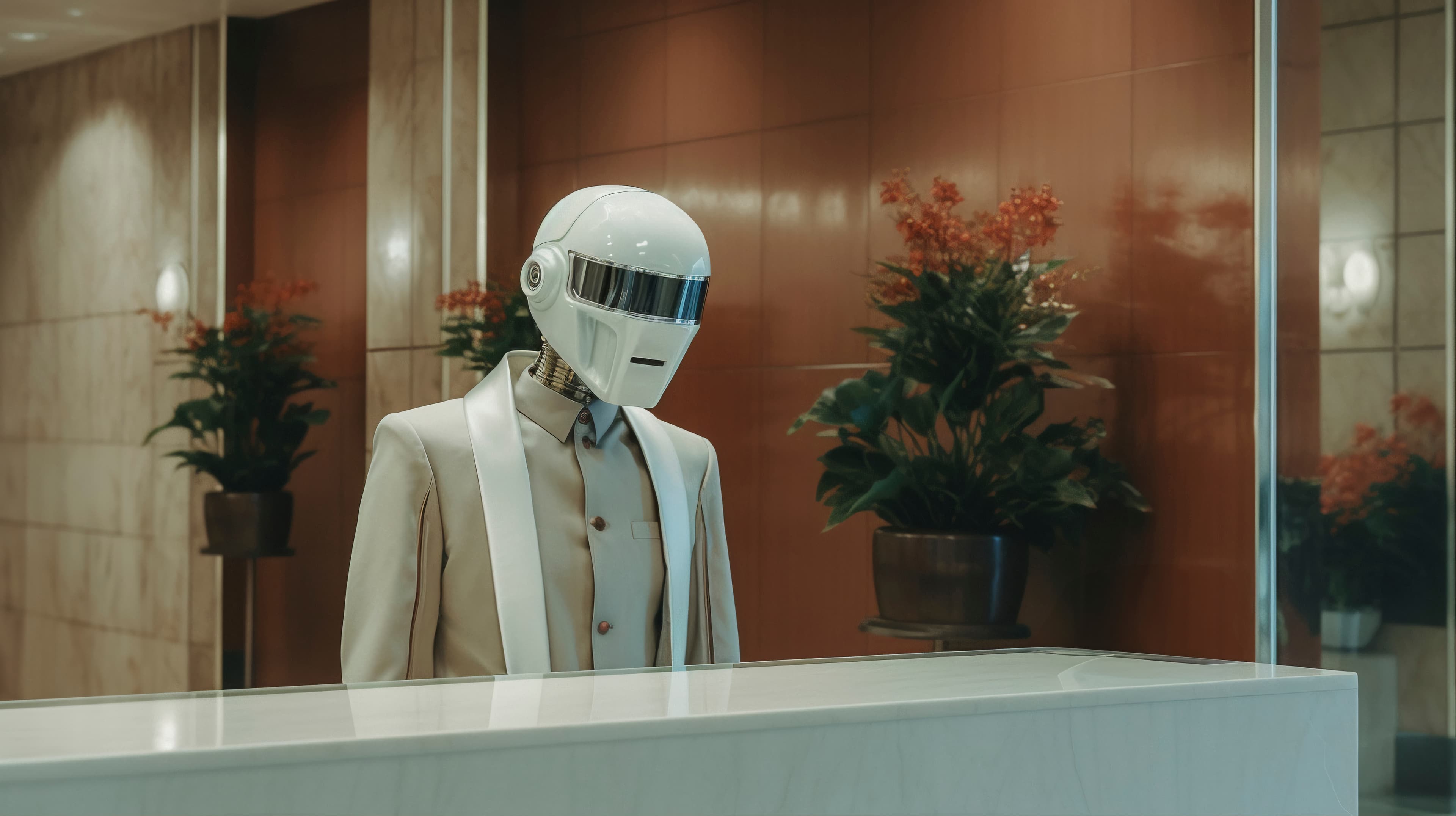 AI voice receptionist answering business calls